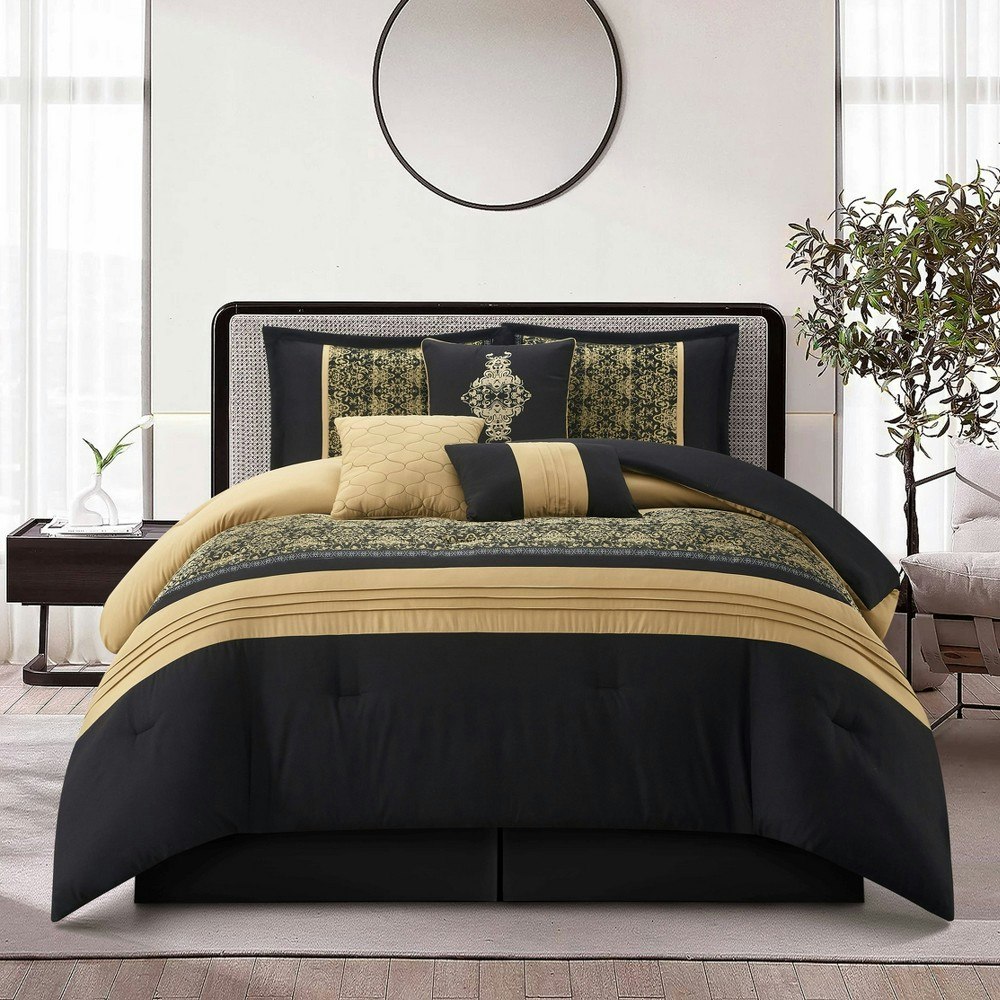 Nanshing 7-Piece Charley California King Comforter Set: $150.99 Nanshing 7-Piece Charley California King Comforter Set: $150.99