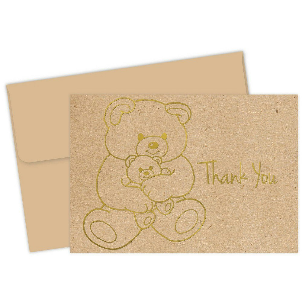 Teddy Bear Thank You Note Cards 50-Pack: $5.89 Teddy Bear Thank You Note Cards 50-Pack: $5.89