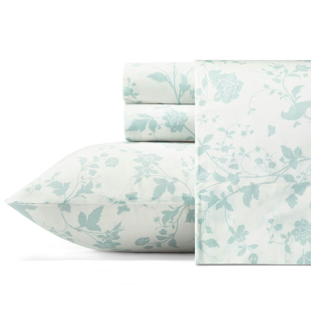 Laura Ashley Cotton Garden Palace 300 Thread Count Queen Sheet Set: $79.99 Laura Ashley Cotton Garden Palace 300 Thread Count Queen Sheet Set: $79.99