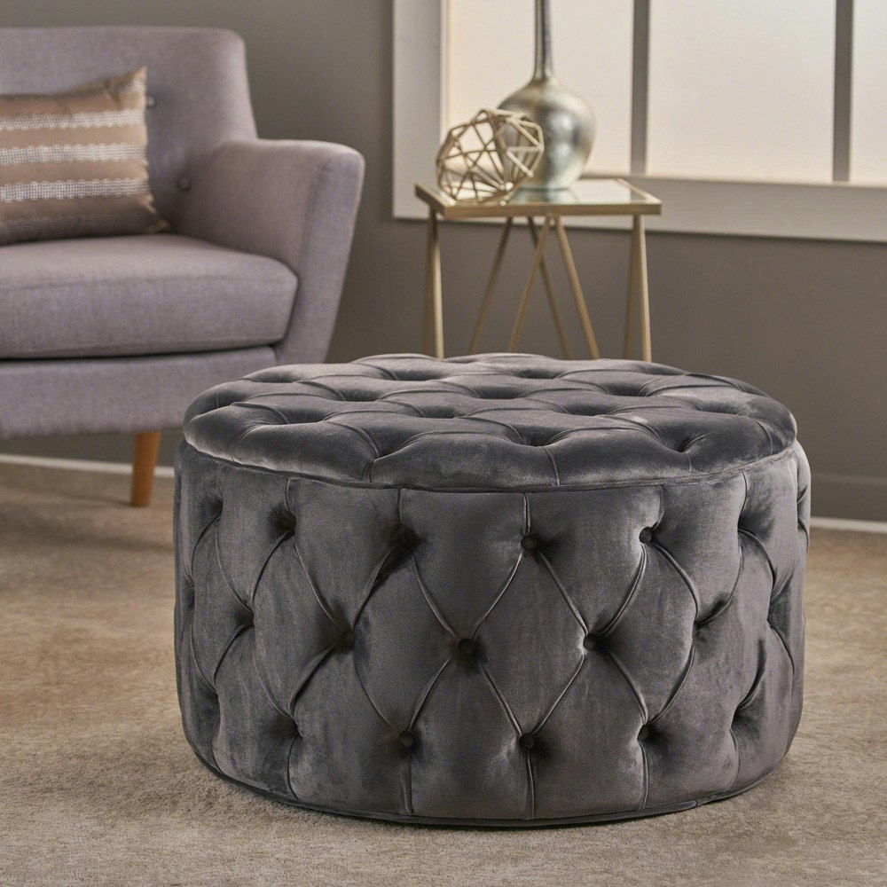 Christopher Knight Home Zelfa Velvet Ottoman: $151.99 Christopher Knight Home Zelfa Velvet Ottoman: $151.99