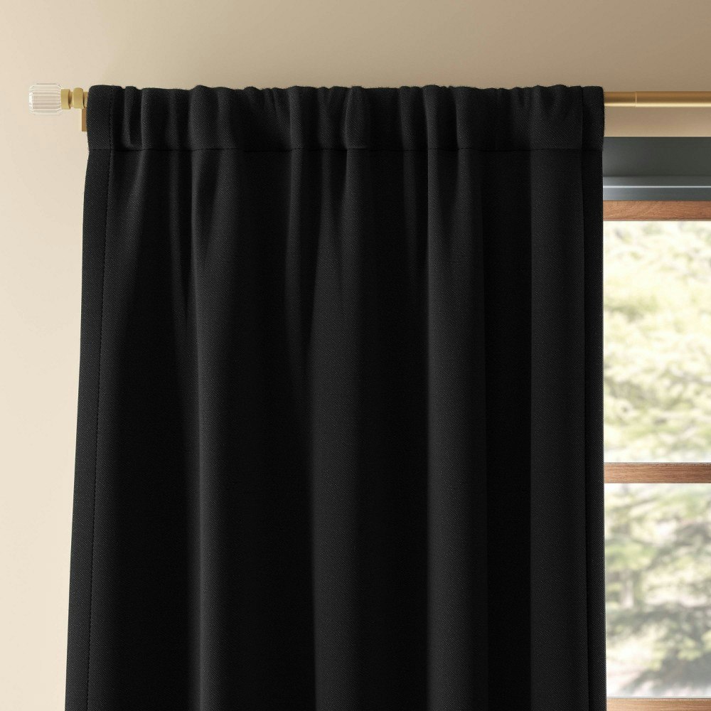 Threshold 50" x 84" Blackout Henna Curtain Panel: $30 Threshold 50" x 84" Blackout Henna Curtain Panel: $30