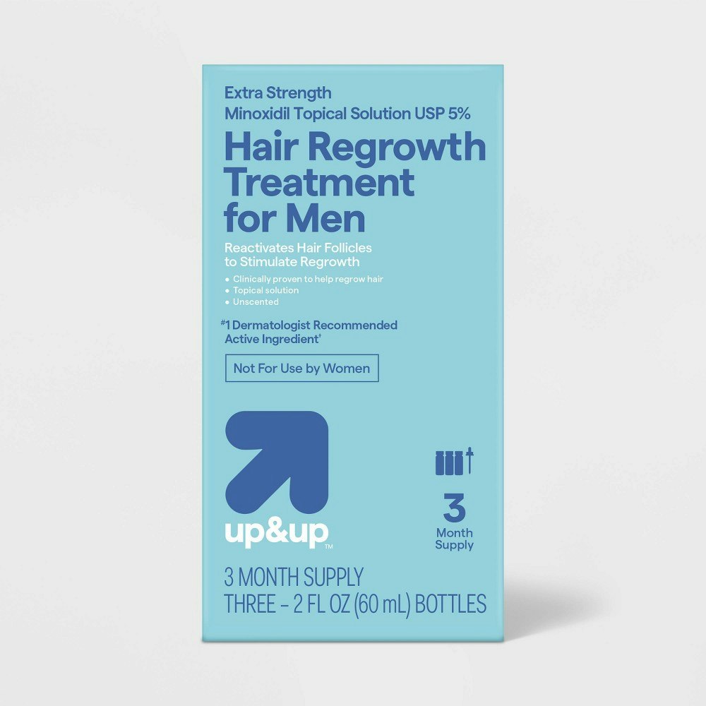 Up&Up Men's Extra Strength Minoxidil Hair Regrowth Treatment 2-Pack: $21.99 Up&Up Men's Extra Strength Minoxidil Hair Regrowth Treatment 2-Pack: $21.99