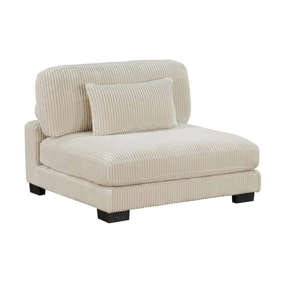 Turbo Beige Corduroy Armless Chair: $373.75 Turbo Beige Corduroy Armless Chair: $373.75