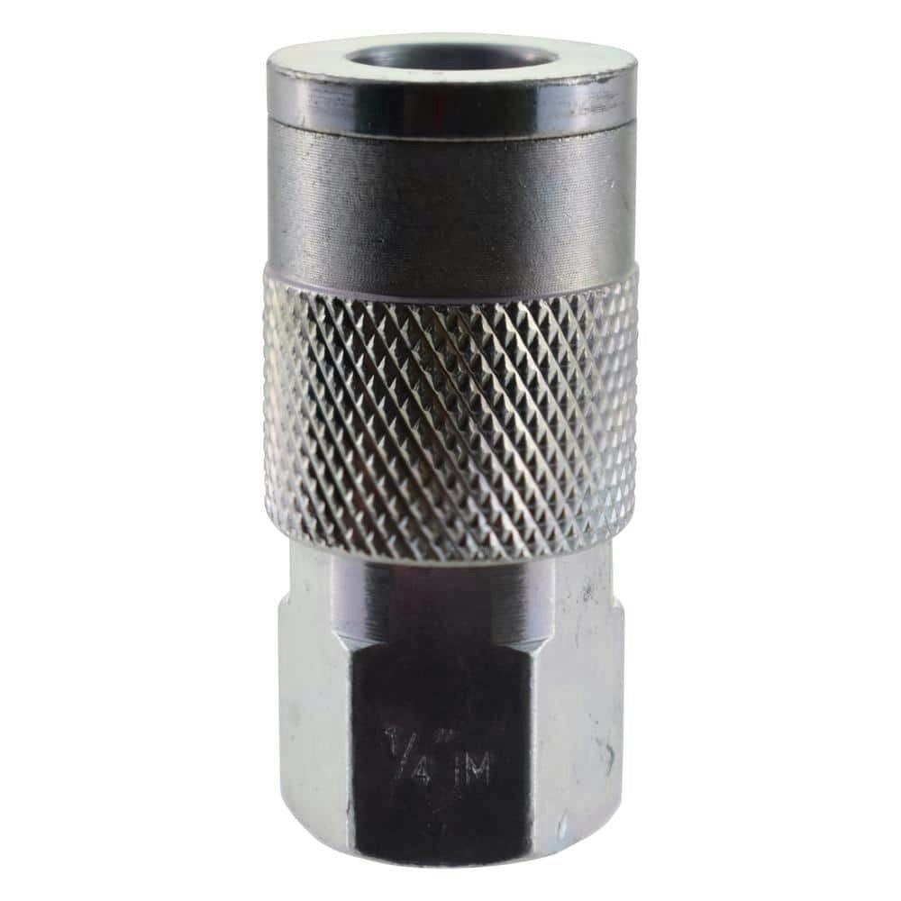 1/4-inch NPT Female Industrial Steel Coupler: $4.48 1/4-inch NPT Female Industrial Steel Coupler: $4.48
