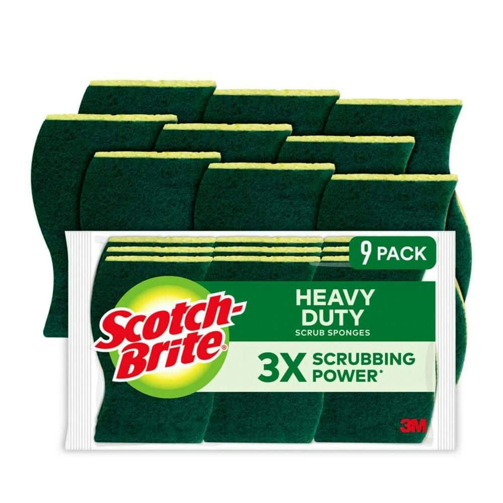 Heavy-Duty Scrub Sponge 9-Pack: $9.98 Heavy-Duty Scrub Sponge 9-Pack: $9.98