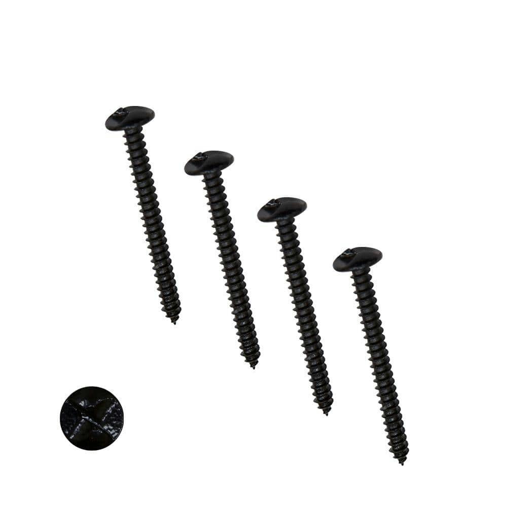3-inch Black One-Way Screws 4-Pack: $10.48 3-inch Black One-Way Screws 4-Pack: $10.48