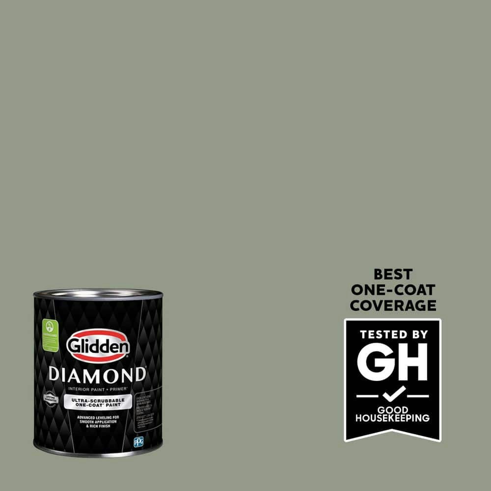 PPG 1-Quart Green Tea Leaf Flat Interior Paint and Primer: $17.98 PPG 1-Quart Green Tea Leaf Flat Interior Paint and Primer: $17.98