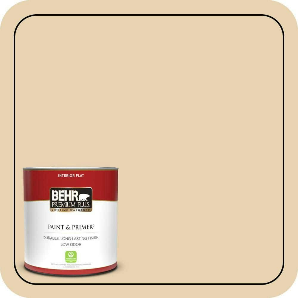 Behr Premium Plus 1-Quart Powdered Gold Flat Interior Paint and Primer: $17.48 Behr Premium Plus 1-Quart Powdered Gold Flat Interior Paint and Primer: $17.48