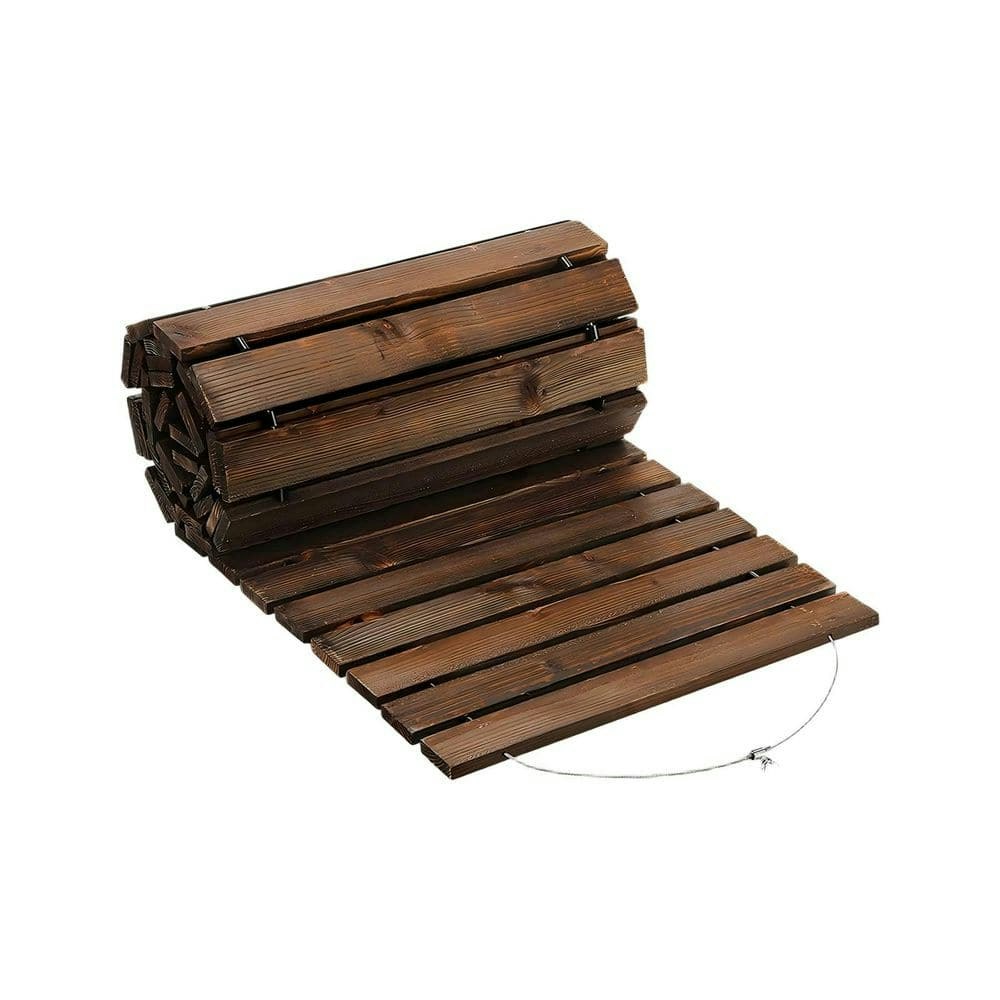16.5-inch x 8.2-foot Carbonized Wood Garden Pathway: $176.99 16.5-inch x 8.2-foot Carbonized Wood Garden Pathway: $176.99