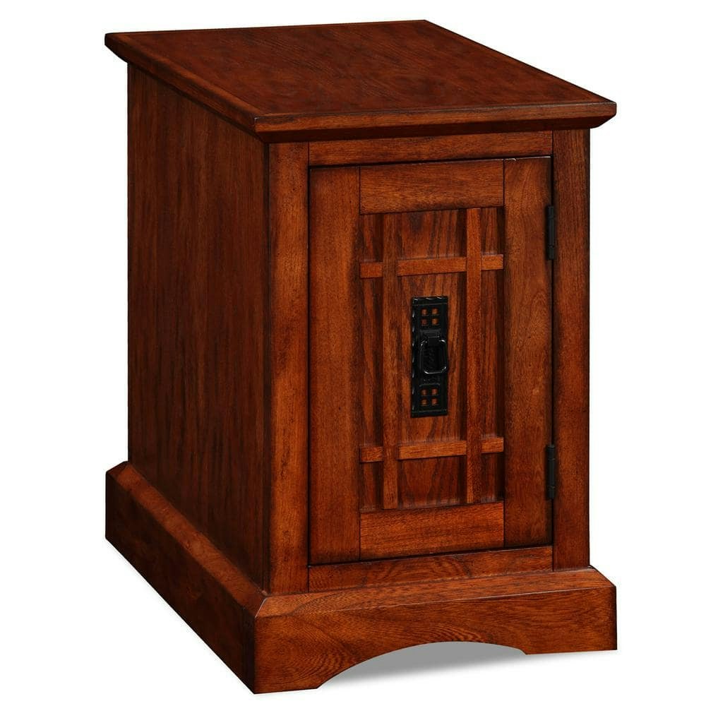 Mission Oak Side Table with Cabinet Storage: $299.27 Mission Oak Side Table with Cabinet Storage: $299.27