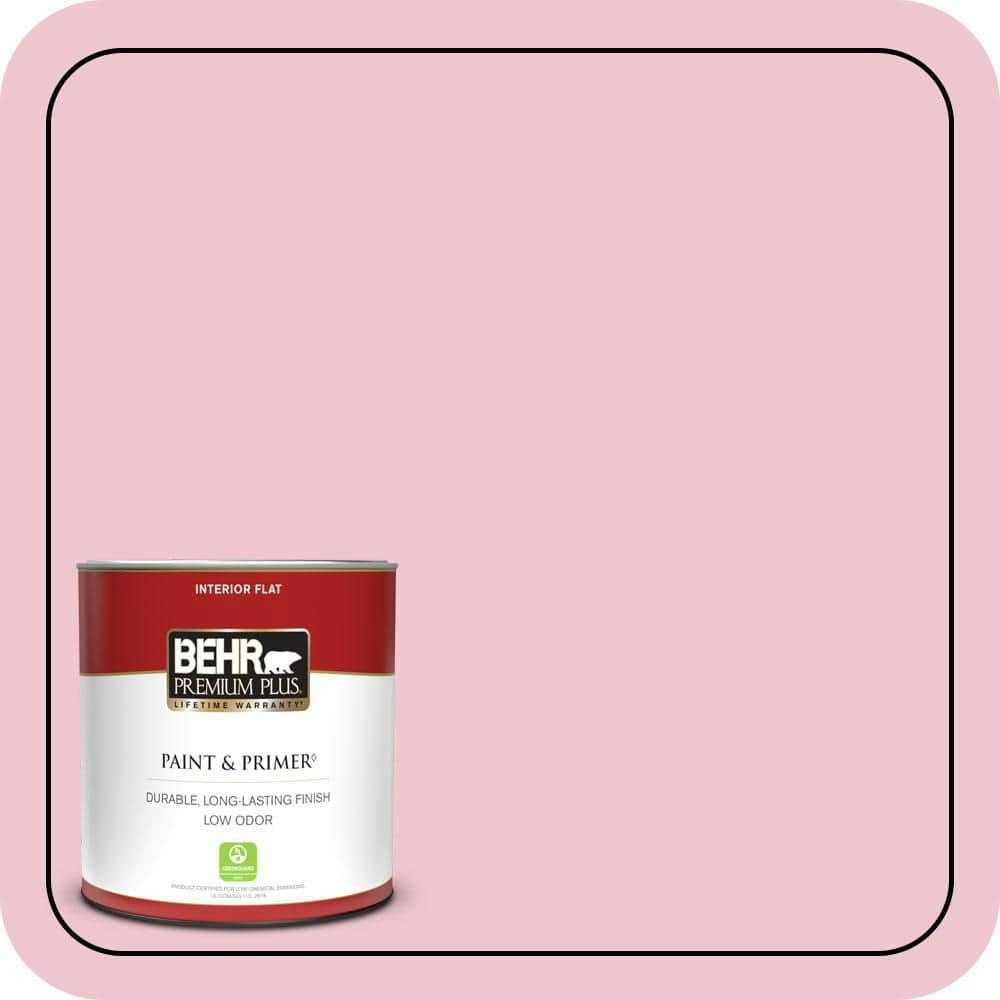 Behr Premium Plus Sweetheart Flat Interior Paint & Primer 1-Quart Can: $17.48 Behr Premium Plus Sweetheart Flat Interior Paint & Primer 1-Quart Can: $17.48