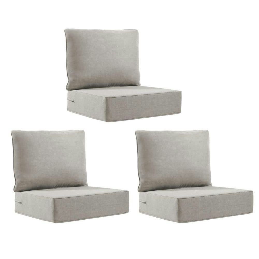 22" x 24" x 6" 6-Piece Outdoor Lounge Chair and Sofa Replacement Cushion Set: $174 22" x 24" x 6" 6-Piece Outdoor Lounge Chair and Sofa Replacement Cushion Set: $174