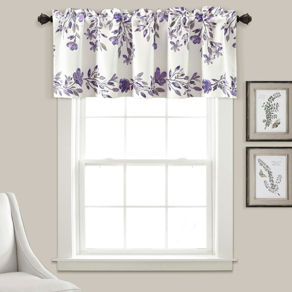 Lush Décor Tanisha 18"x52" Light Filtering Window Valance: $33.99