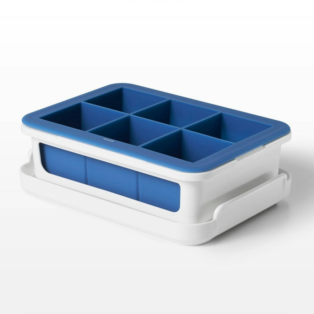 OXO Covered 6-Cube Ice Tray: $14.99 OXO Covered 6-Cube Ice Tray: $14.99