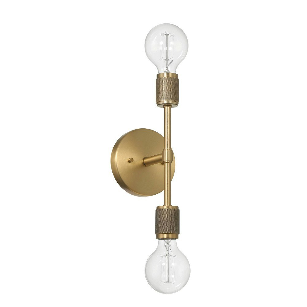 Robert Stevenson Lighting Maxim 2-Light Wall Sconce: $23.49 Robert Stevenson Lighting Maxim 2-Light Wall Sconce: $23.49