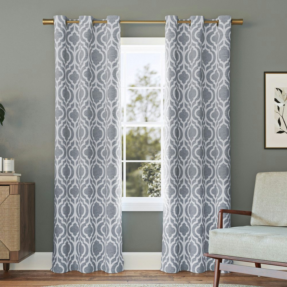 Sun Zero Eldon Trellis Print Blackout Grommet Curtain Panel: $13.49 Sun Zero Eldon Trellis Print Blackout Grommet Curtain Panel: $13.49