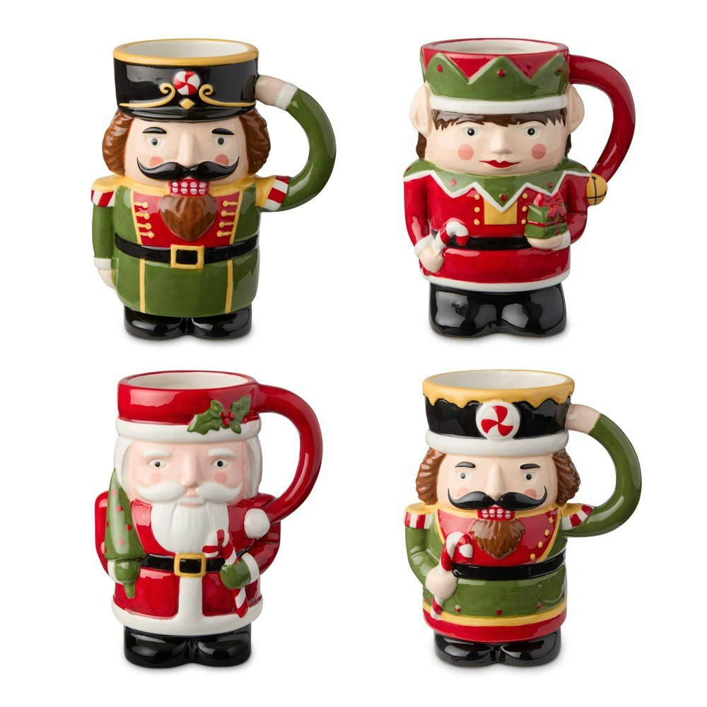 Certified International Nutcracker Parade 3D Mugs 4-Pack: $59.99