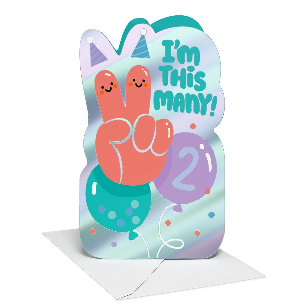 2nd Birthday Card for Toddler: $6.99 2nd Birthday Card for Toddler: $6.99