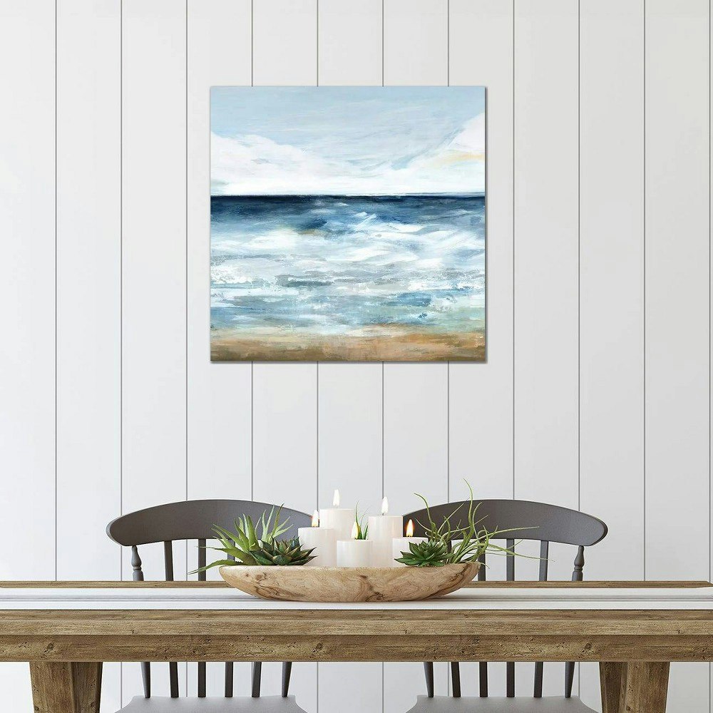 iCanvas 26"x26" Blue Ocean I by Isabelle Z Canvas Print: $79.99 iCanvas 26"x26" Blue Ocean I by Isabelle Z Canvas Print: $79.99