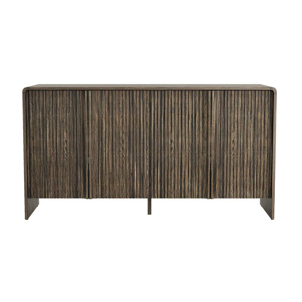 Manhattan Comfort 60-Inch Novara 4-Door Sideboard: $439.99 Manhattan Comfort 60-Inch Novara 4-Door Sideboard: $439.99