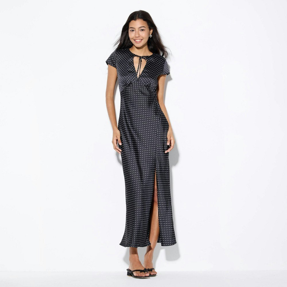 Wild Fable Women's Cap Sleeve Tie-Front Maxi Empire Waist Dress: $35 Wild Fable Women's Cap Sleeve Tie-Front Maxi Empire Waist Dress: $35