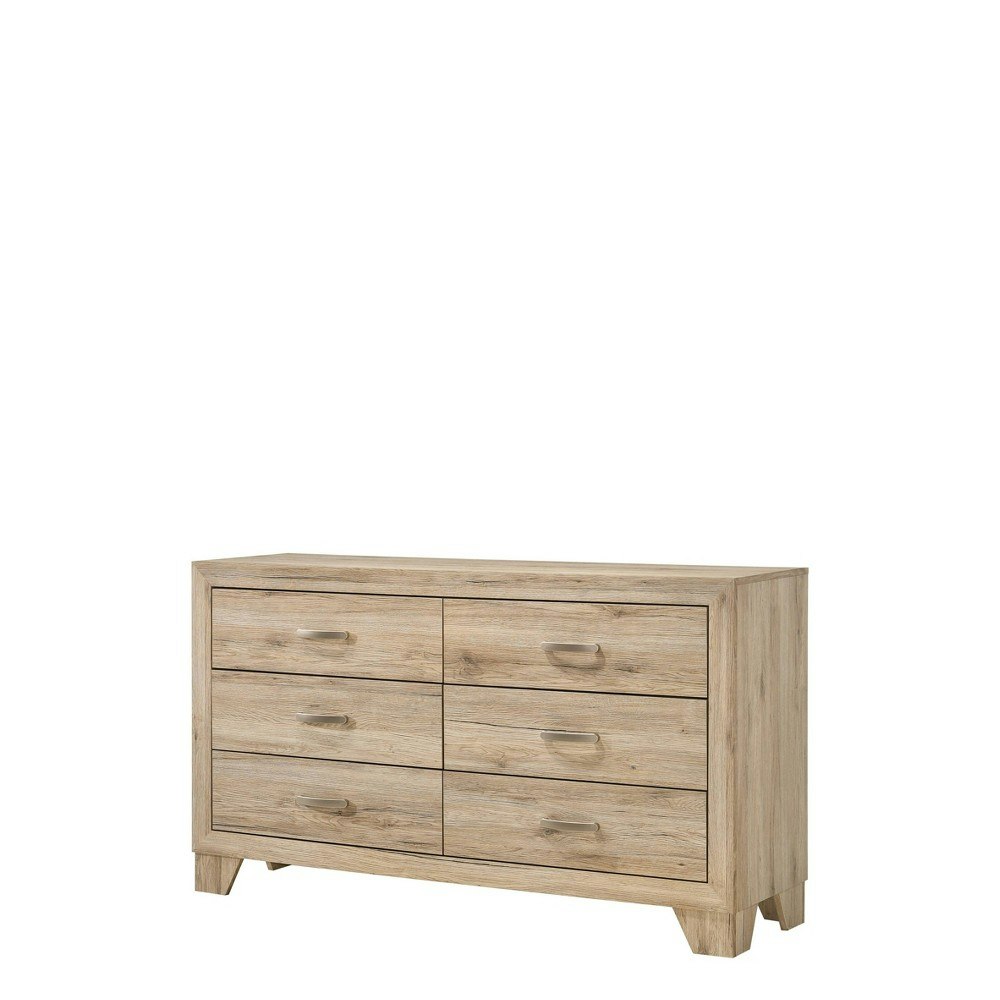 Miquell 59-Inch Washed Oak Dresser: $445.99 Miquell 59-Inch Washed Oak Dresser: $445.99