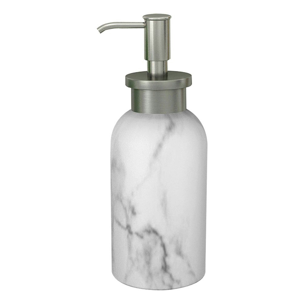 Nu Steel Misty Silver Lotion and Soap Dispenser: $31.99