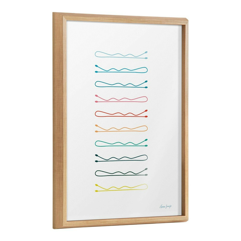 Kate & Laurel Blake 18" x 24" Framed Glass Wall Art: $64.99 Kate & Laurel Blake 18" x 24" Framed Glass Wall Art: $64.99