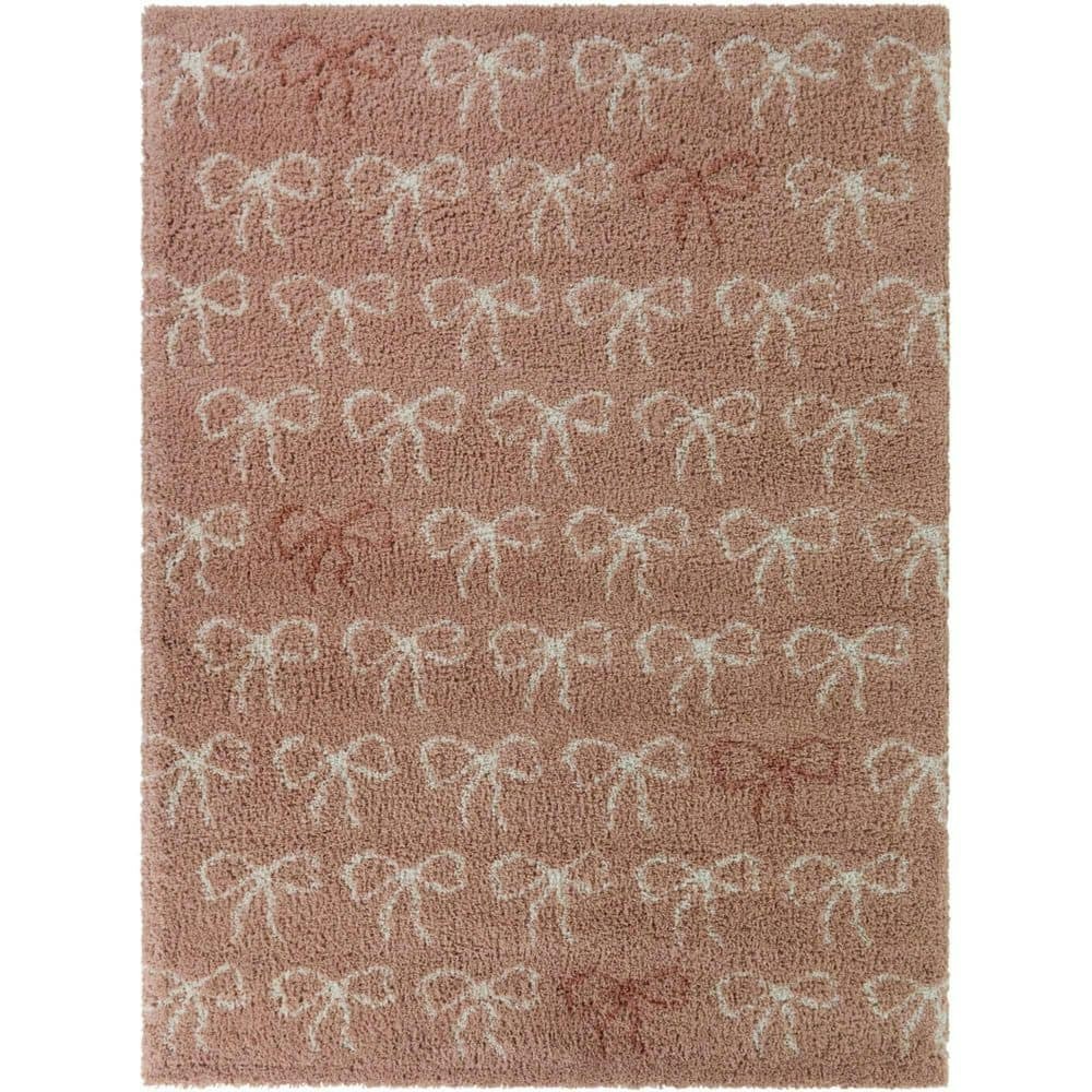 Emilie 4' x 6' Dainty Bows Area Rug: $100 Emilie 4' x 6' Dainty Bows Area Rug: $100