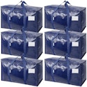 Ticonn Extra Large Heavy Duty Moving Bags 6-Pack for $21 + free shipping w/ Prime