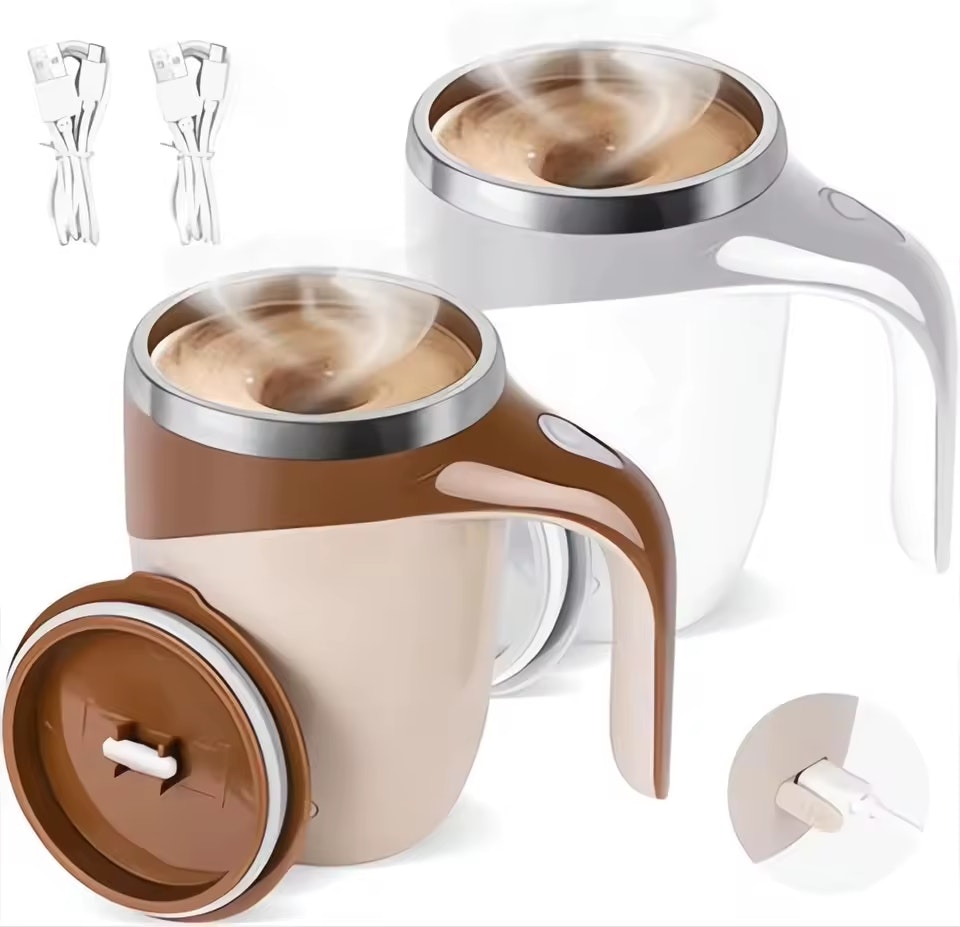 Alibaba Self-Stirring Coffee Mug: 2 for $3.30