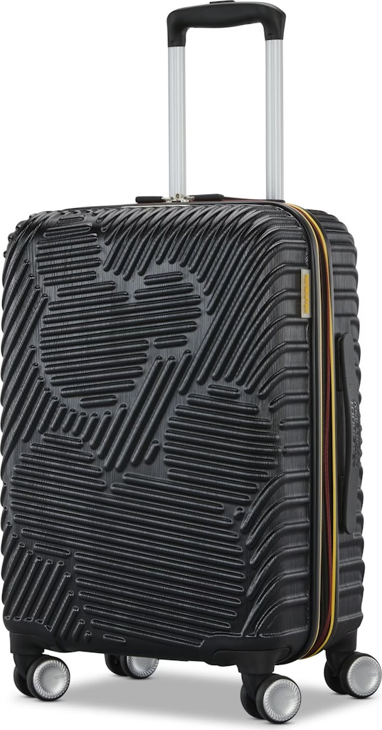 Disney x American Tourister Mickey Mouse Carry-On Spinner Case: $43