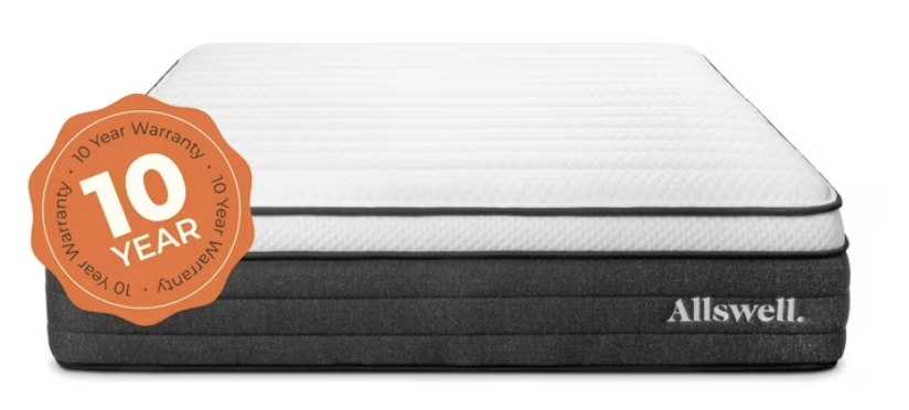 Allswell Relax 14" California King Hybrid Mattress: $219