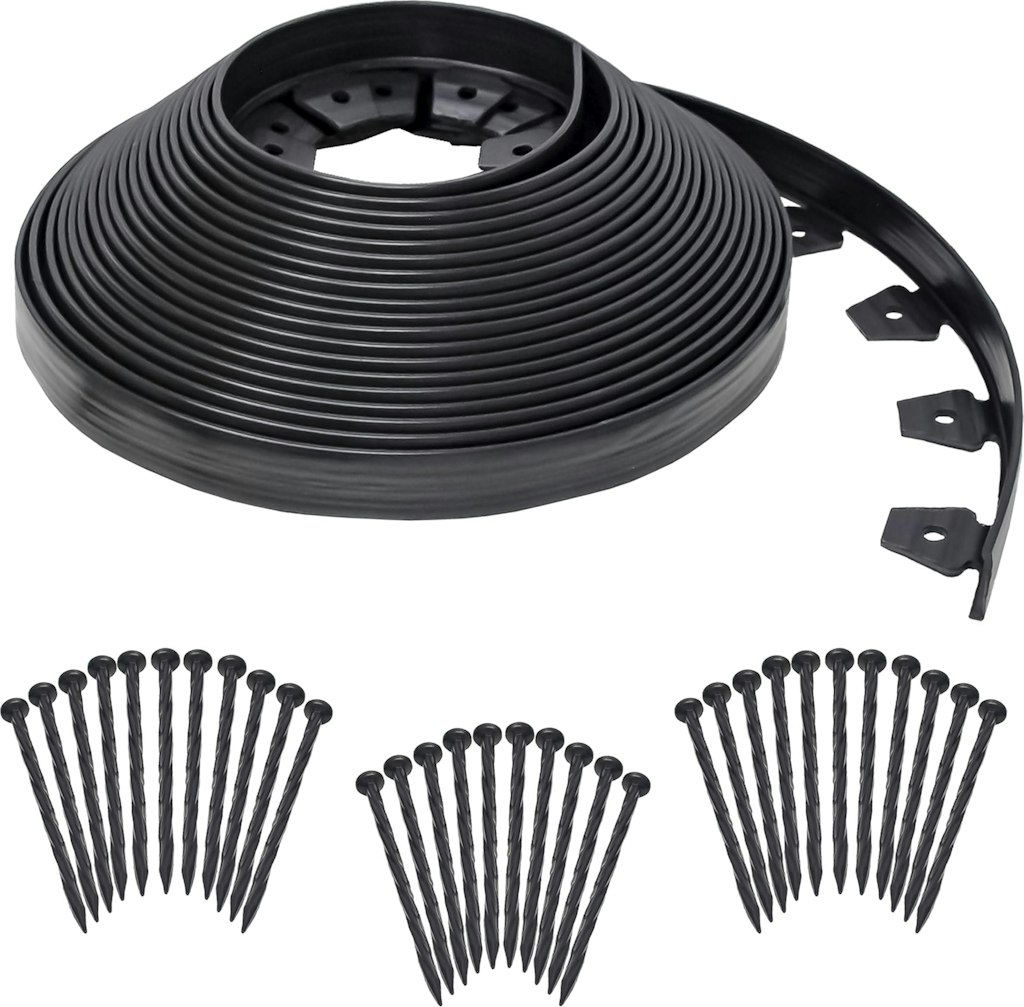 EasyFlex No-Dig 100-Foot Landscape Edging Kit: $18