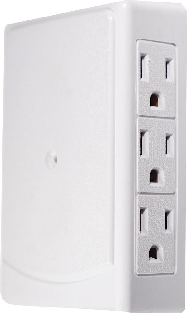 GoGreen Power 6-Outlet Side Mount Wall Tap Adapter: $3.91