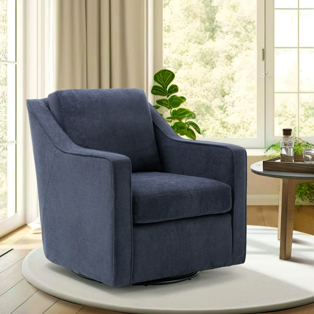 Wade Logan Charitini Swivel Accent Chair: $220