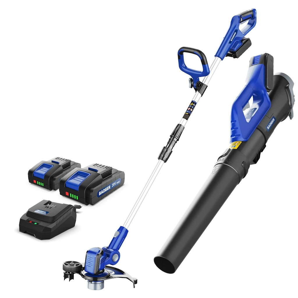 Wild Badger Power 20V String Trimmer & Leaf Blower Kit: $48