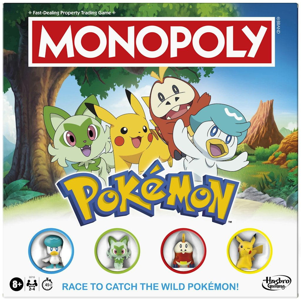 Monopoly Pokémon Edition Board Game: $12