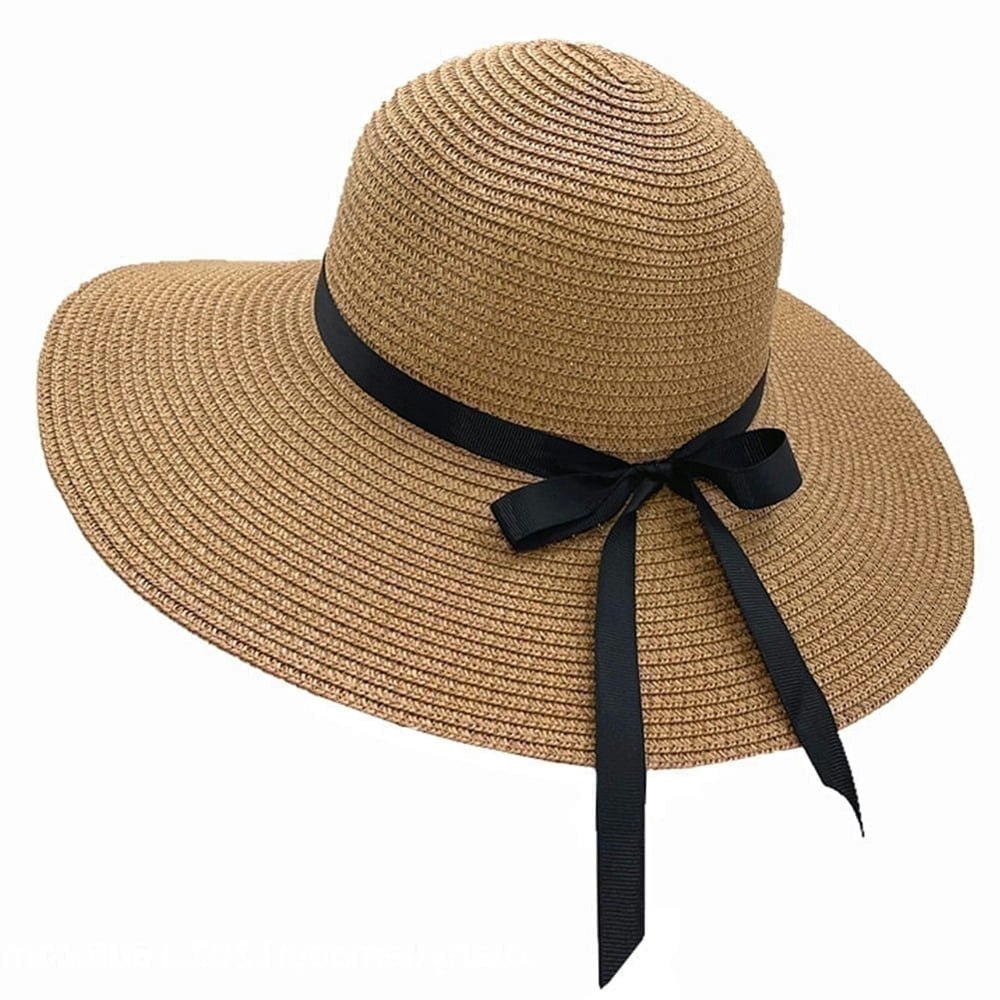 Bcooss Women's Wide Brim Straw Sun Hat: $14.79 Bcooss Women's Wide Brim Straw Sun Hat: $14.79