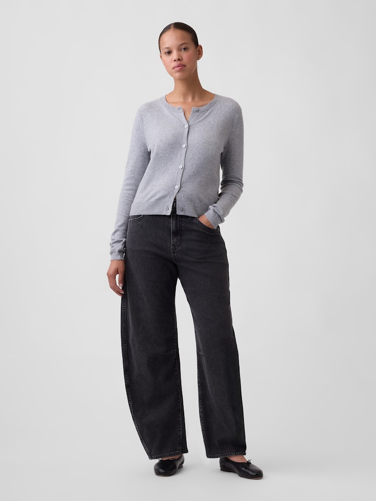 Curvy High Rise Barrel Jeans: $47.99 Curvy High Rise Barrel Jeans: $47.99