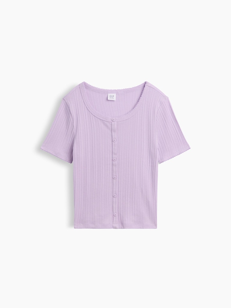 Kids Ribbed Button-Front Top: $17.49 Kids Ribbed Button-Front Top: $17.49