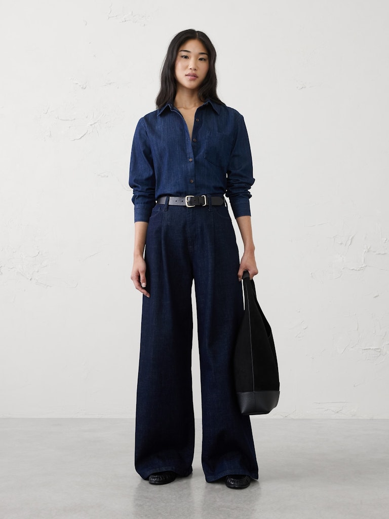 Denim Shirt: $40 Denim Shirt: $40