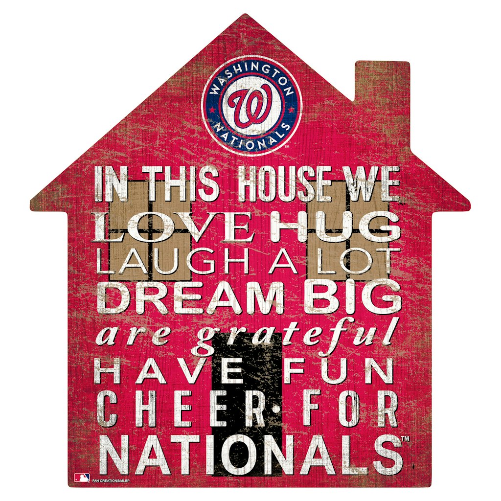 Washington Nationals 12-Inch Team House Sign: $34.99 Washington Nationals 12-Inch Team House Sign: $34.99