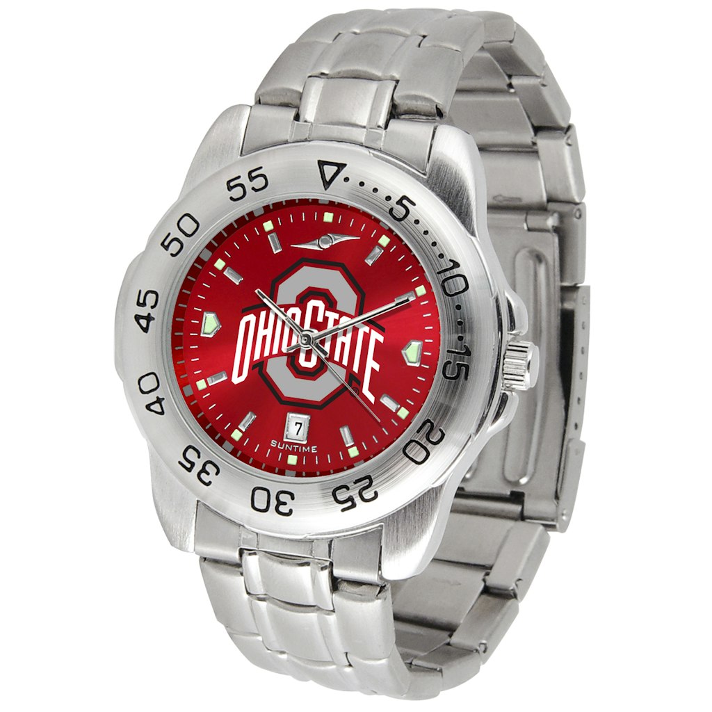 Ohio State Buckeyes Anochrome Steel Watch: $79.99
