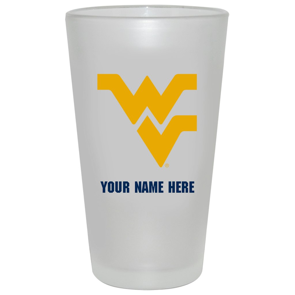 West Virginia Mountaineers 16-oz. Frosted Pint Glass: $39.99