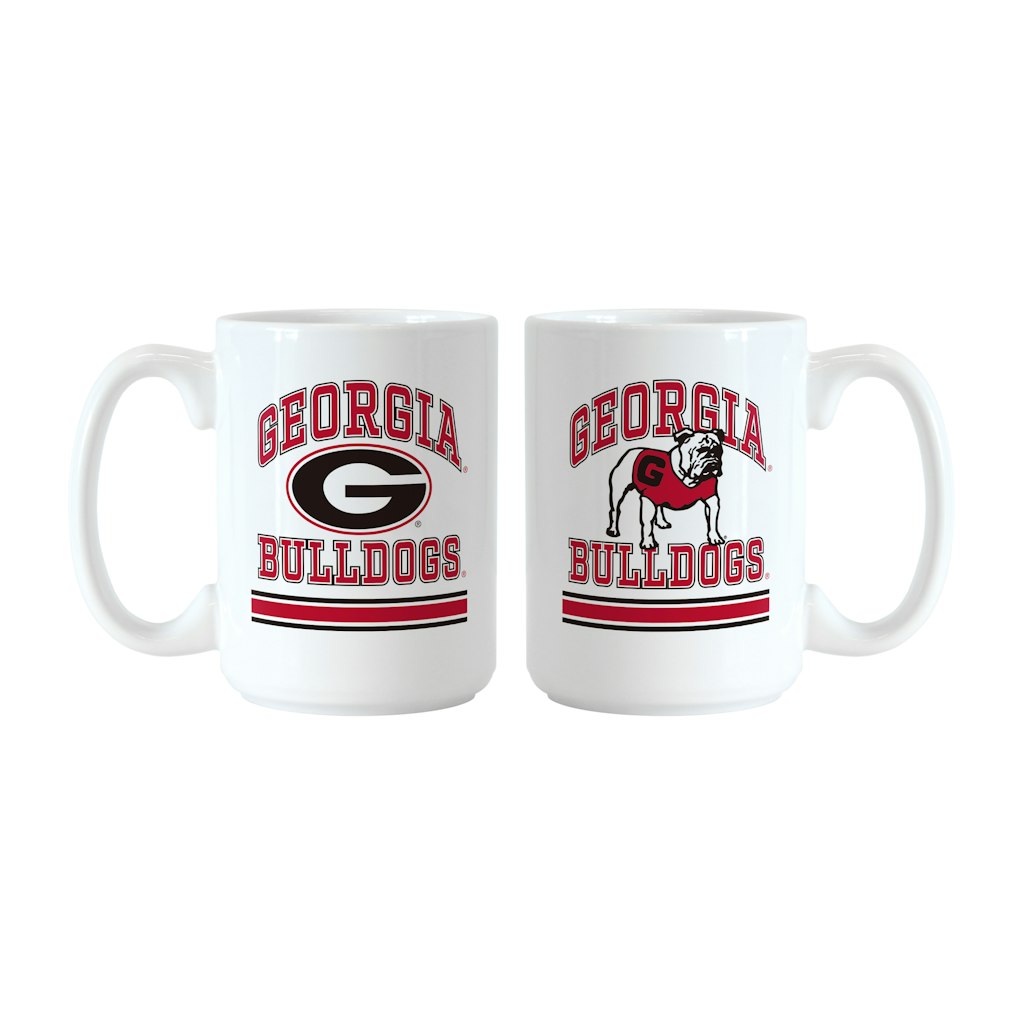 Georgia Bulldogs 15-ounce Mug Set: $39.99