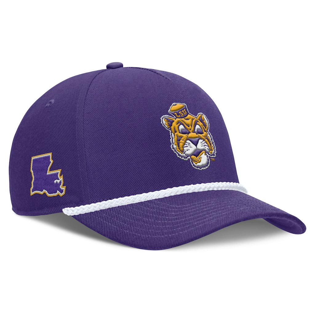 Nike LSU Tigers Basketball 5-Panel Rope Hat: $35.99