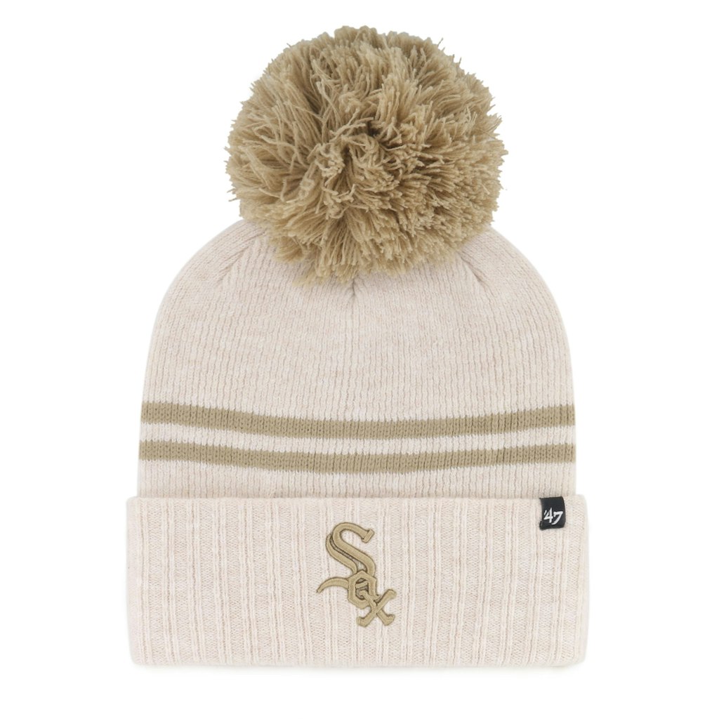 '47 Chicago White Sox Latte Cuffed Knit Hat with Pom: $34.99 '47 Chicago White Sox Latte Cuffed Knit Hat with Pom: $34.99