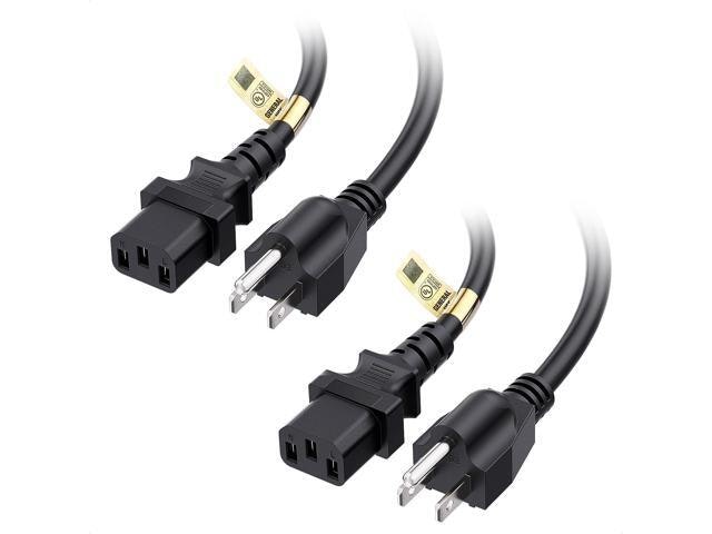 Cable Matters 10-Foot 3-Prong TV and PC Power Cord 2-Pack: $40.26 Cable Matters 10-Foot 3-Prong TV and PC Power Cord 2-Pack: $40.26