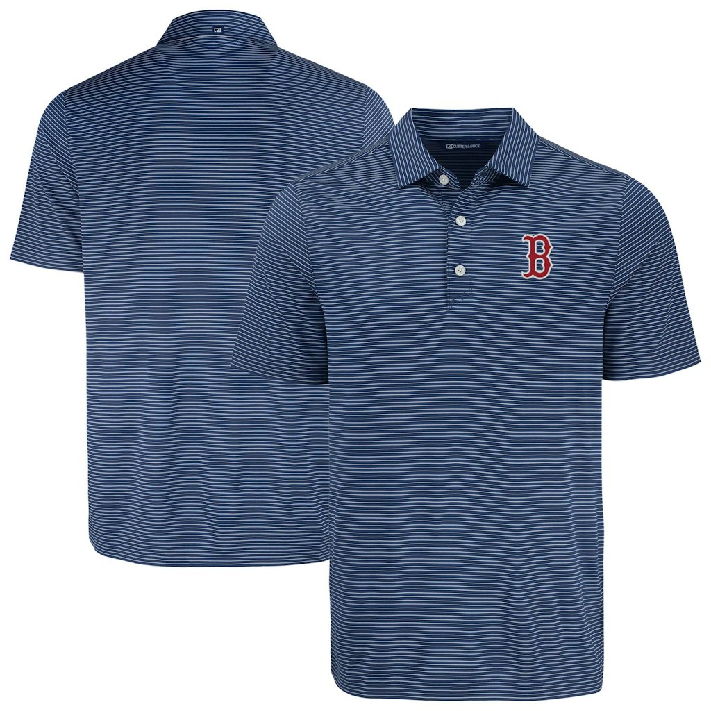Cutter & Buck Boston Red Sox Forge Eco Stripe Polo: $94.99